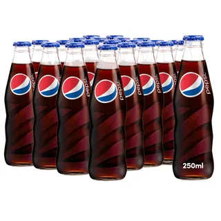 بيبسي كولا مشروب غازي زجاجة، 24x250ml