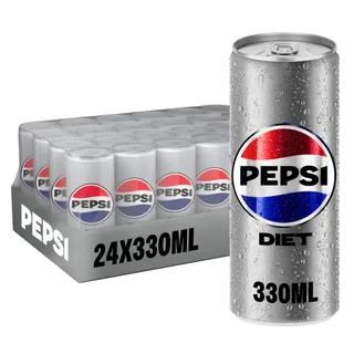 Pepsi Cola Diet Can, 24x330ml