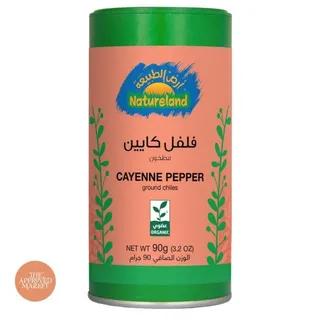 Natureland Ground Cayenne Pepper 90g Shaker