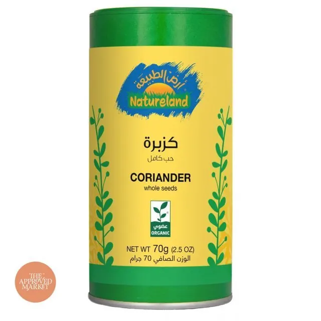 Natureland Whole Coriander 70g Tin