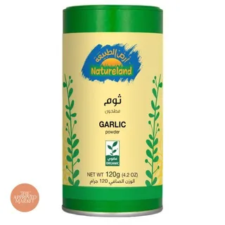 Natureland Garlic Powder 120g Tin