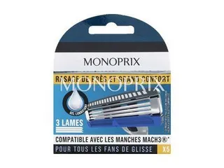 Monoprix Shave Of Prest And Comfort Three Blades 5s