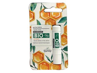 Monoprix Bio Honey Lip Balm 4 g