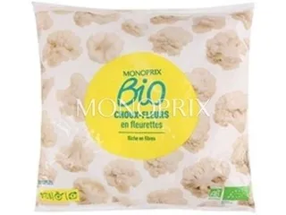 Monoprix Bio Frozen Organic Cauliflower 600 g