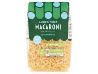 Sainsburys High Fibre White Macaroni 500G