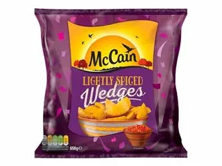McCain Lightly Spiced Potato Wedges, 650g