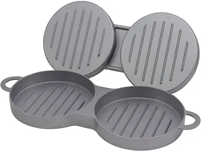 Double Cast Aluminium Burger Press