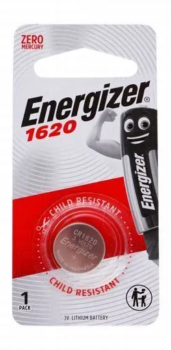 Energizer 1620 3V Lithium Battery, 1 Piece