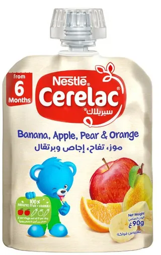 Cerelac Puree 4 Fruits 90g