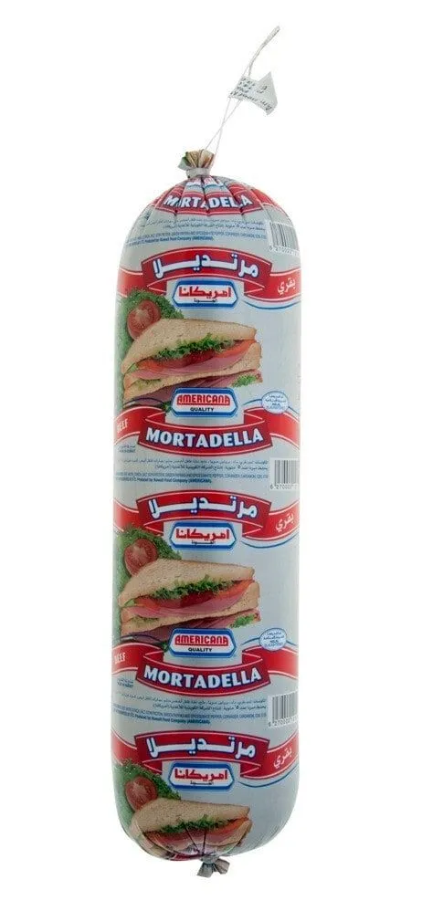 Americana Beef Mortadella Plain, 1kg