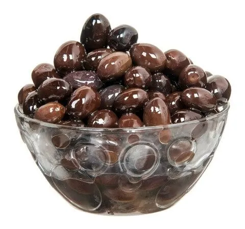 Fresh Jordanian Black Olives with Oil 250g
