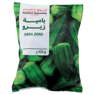 تميمي ماركتس بامية زيرو مجمدة، 400جم