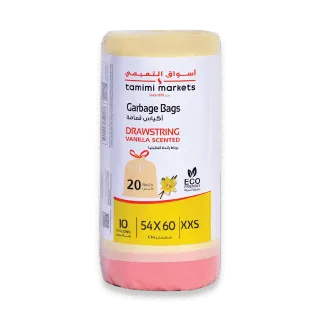 Tamimi Markets Vanilla Scented Garbage Bag, 10 Gallons, 20 Count