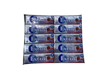 Extra Gum Pellet Wht Strwbry 30X14Gm
