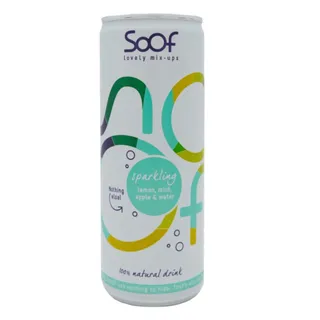 Soof Lemon, Mint, Apple & Water Sparkling Drink, 250ml