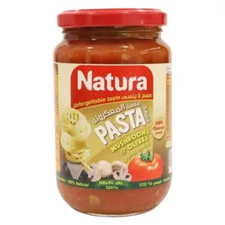 Natura Mushrooms & Olives Pasta Sauce, 360g