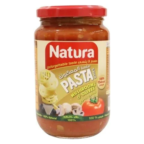 Natura Mushrooms & Olives Pasta Sauce, 360g
