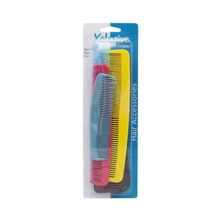 Xcluzive Styling Combs Family Pack, 6 Pieces