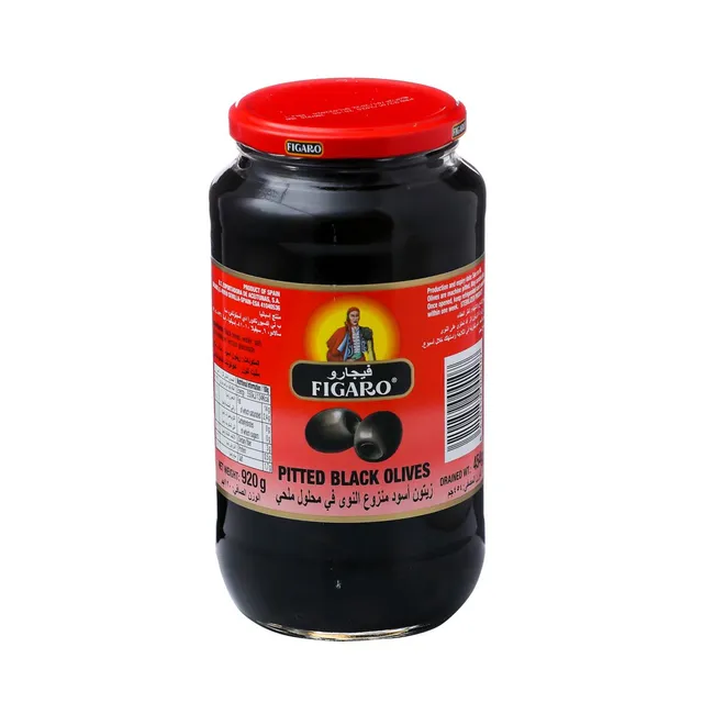 فيغارو زيتون أسود منزوع النوى، 454g