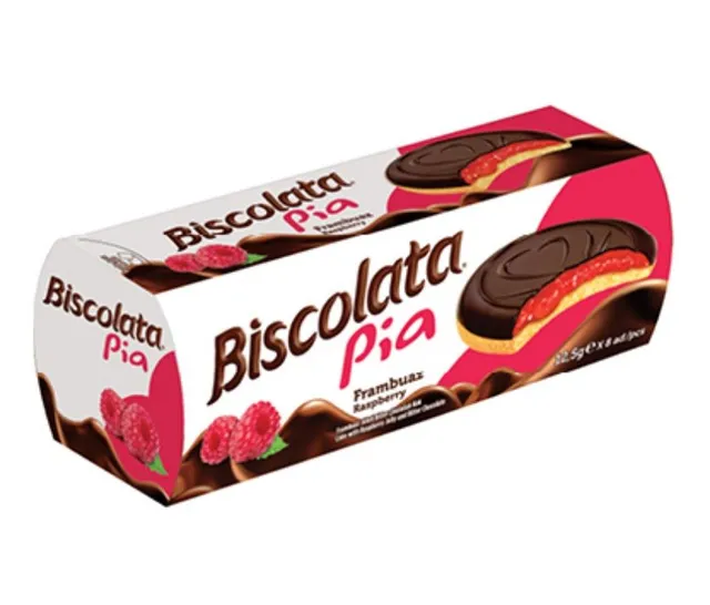 Biscolata Pia Raspberry Cake, 100g