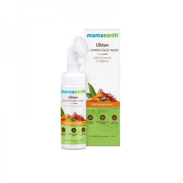 مامايرث أبتان فومينج غسول الوجه بالكركم والزعفران، 150ml