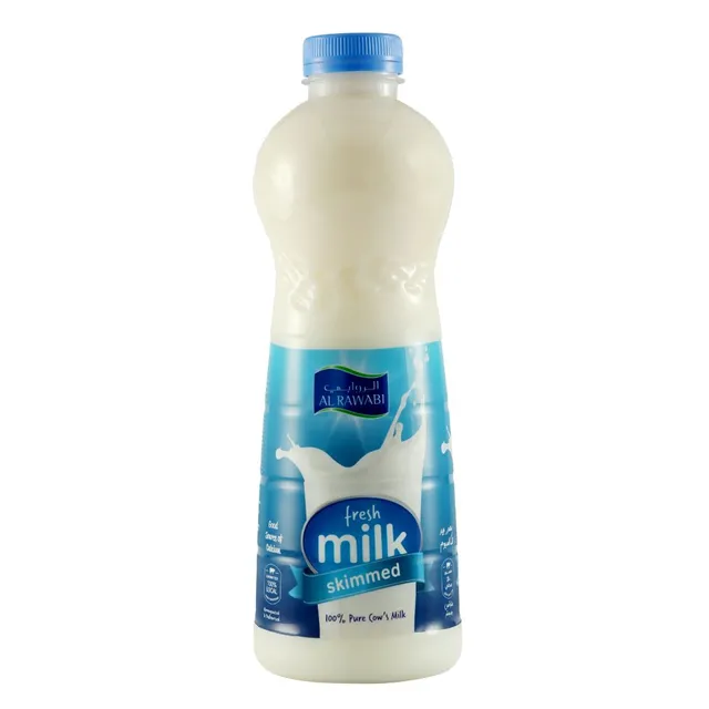الروابي حليب طازج منزوع الدسم، 1L