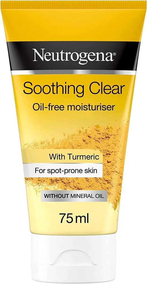 Neutrogena Soothing Clear Face Moisturizer with Turmeric for Spot-Prone Skin, 75ml