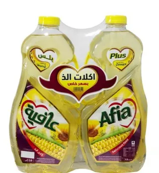 أفيا أوميجا بلس زيت ذرة مع زيت دوار الشمس والكانولا، 2x1.5L