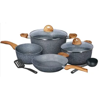 Homeway Granite Cookware Set Forged, 8 Pieces