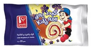 Petra Strawberry & Vanilla Cake Kid's Roll, 24x25g