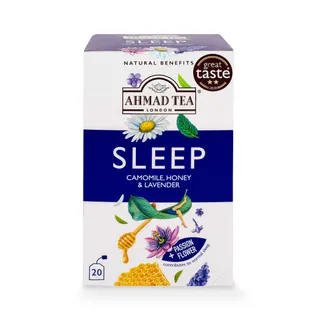 Ahmad Tea Sleep Chamomile, Honey & Lavender Tea Bags, 20 Pieces