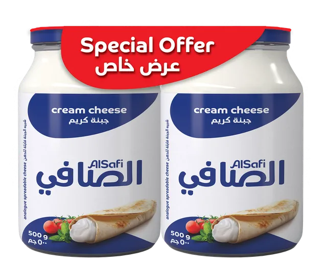 Al Safi Cream Cheese Jar 2x500g (multipack)