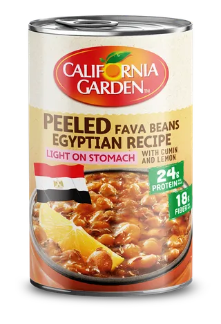 California Garden Peeled Foul Eqyptian Recipe 450 g