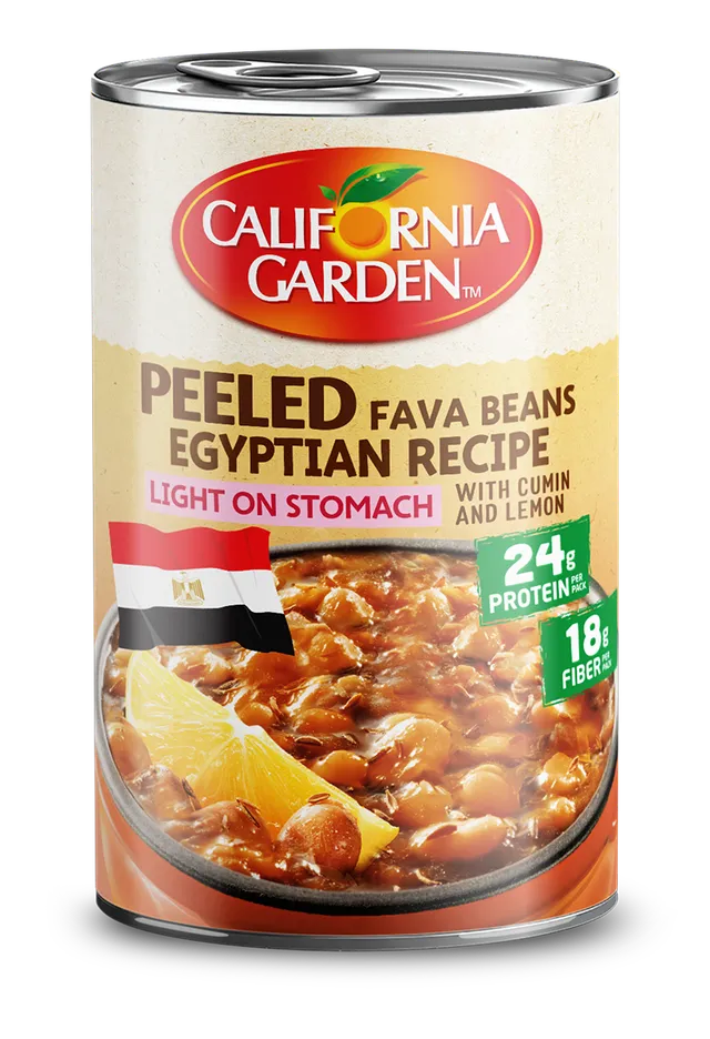 California Garden Peeled Foul Eqyptian Recipe 450 g