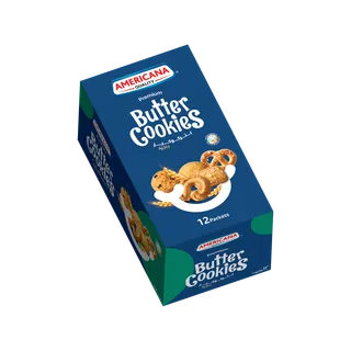 Americana Butter Cookies, 12x44g