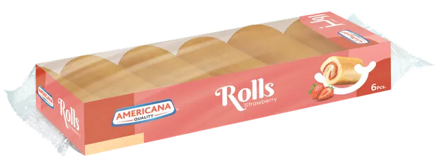 Americana Strawberry Mini Cake Rolls