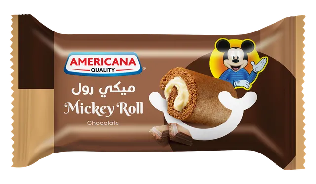 أمريكانا ميكي رولز شوكولاتة، 25جم