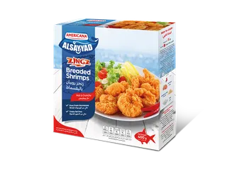 Americana Al Sayyad Zings Breaded Shrimps, 400g