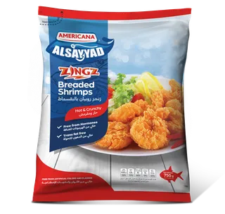 Americana Zingz Breaded Shrimps 750g