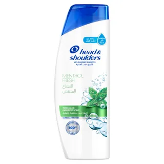 Head Shoulders Menthol Refresh Antidandruff Shampoo For Itchy Scalp 400 Ml