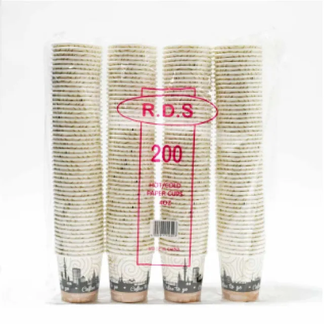 R.D.S Paper Cup, 4oz, 200 Pieces
