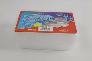 Sparkles Microwaveable Rectangular Container, 500ml, 5 Pieces