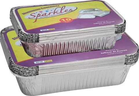 Sparkles Aluminium Container 8318