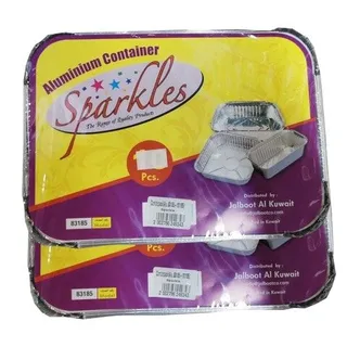 Sparkles Aluminium Container, 15 Pieces 83185