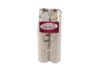 Sparkles Hot Cup, 7oz, 100 Pieces