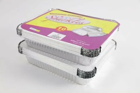Sparkles Aluminum Container Combo, 10+10 Pieces