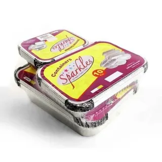 Sparkles Aluminium Container, 30 Pieces 8342