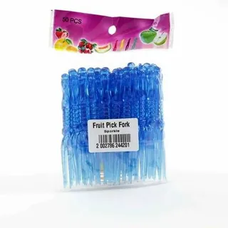 Sparkles Fruit Pick Fork, 50 Pieces