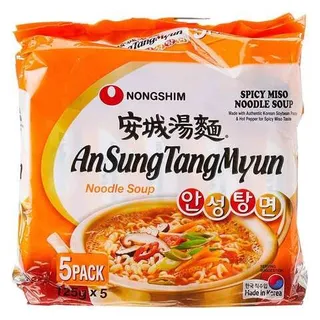 Nongshim Ansungtangyun Noodle Soup 5x125g