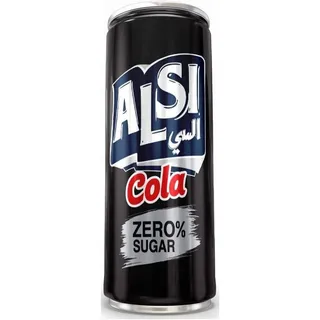 ألسي زيرو سكر كولا مشروب غازي، 250ml